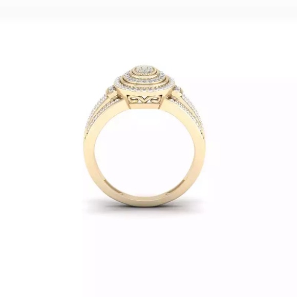 New Gold Plated Stamped 925 Ring - Picture 2 of 9